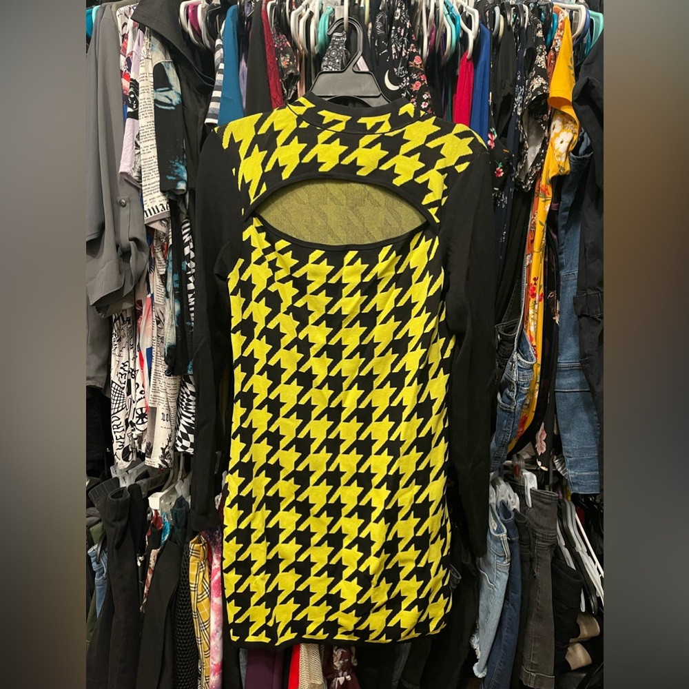 Gabrielle Union Funky Neon Green Dress